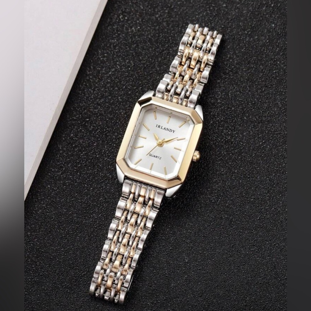 Irlandy Quartz Wrist Watch, Steel Band,Classic Luxury Style NEW!